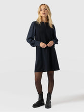 Esme Zip Up Dress - Navy